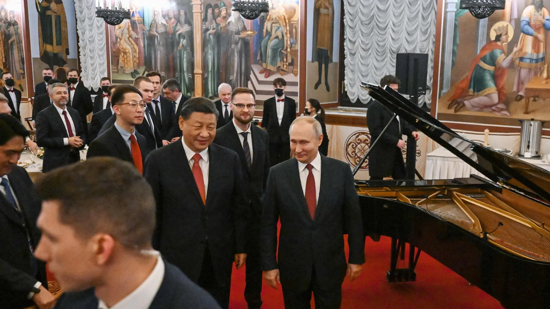 Cuando el presidente de China se reunió con el presidente, Vladimir Putin, en Moscú el mes pasado, las autoridades nucleares de Rusia y China firmaron un acuerdo para ampliar su cooperación durante años. AFP