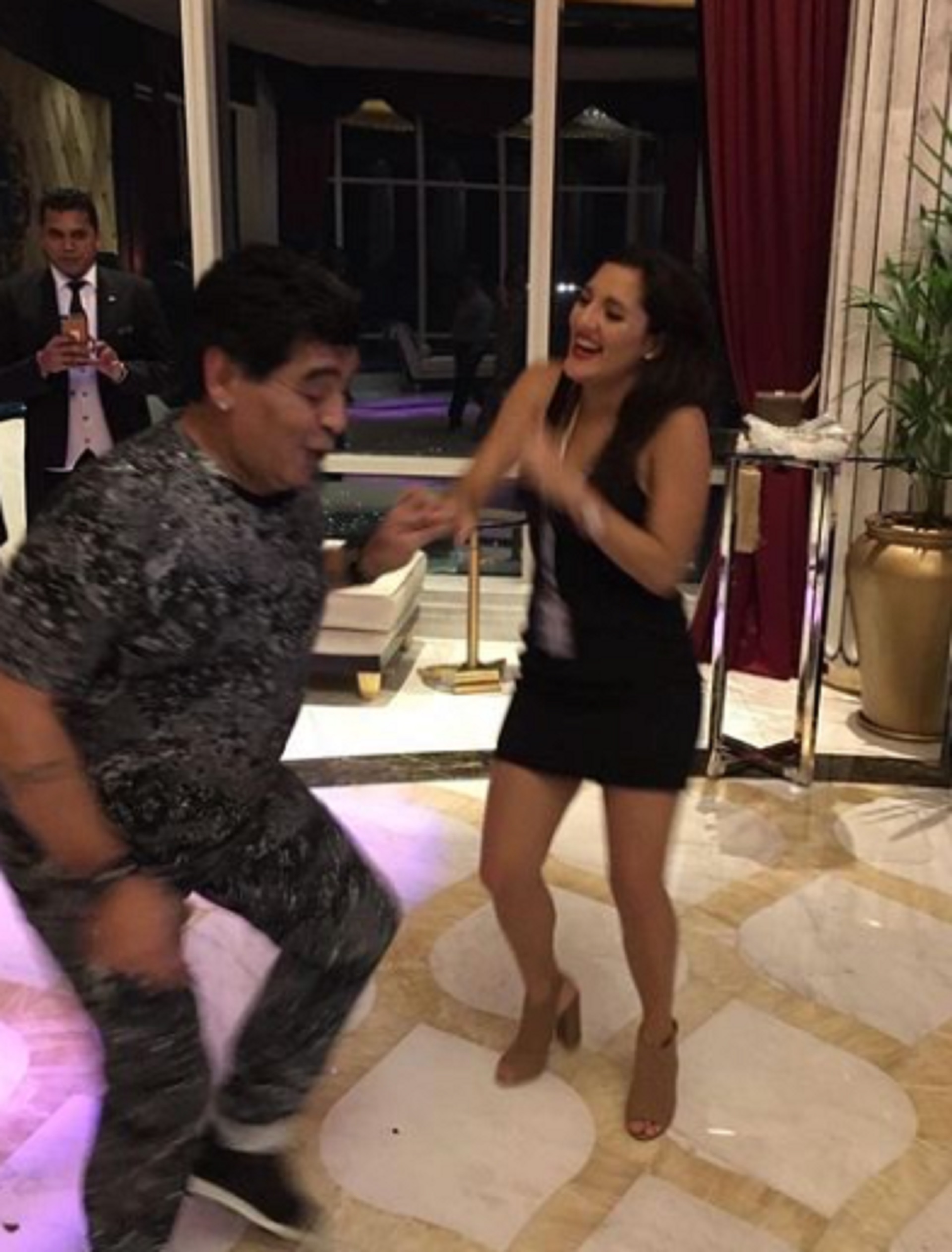 Las imágenes que compartió Jana con Diego Maradona en sus redes sociales
