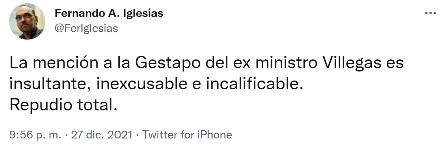 El tuit del diputado del PRO