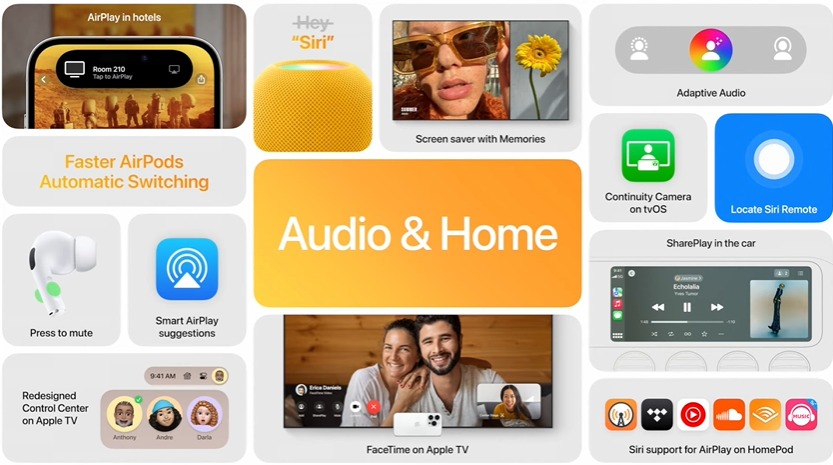Novedades en audio y hogar de Apple