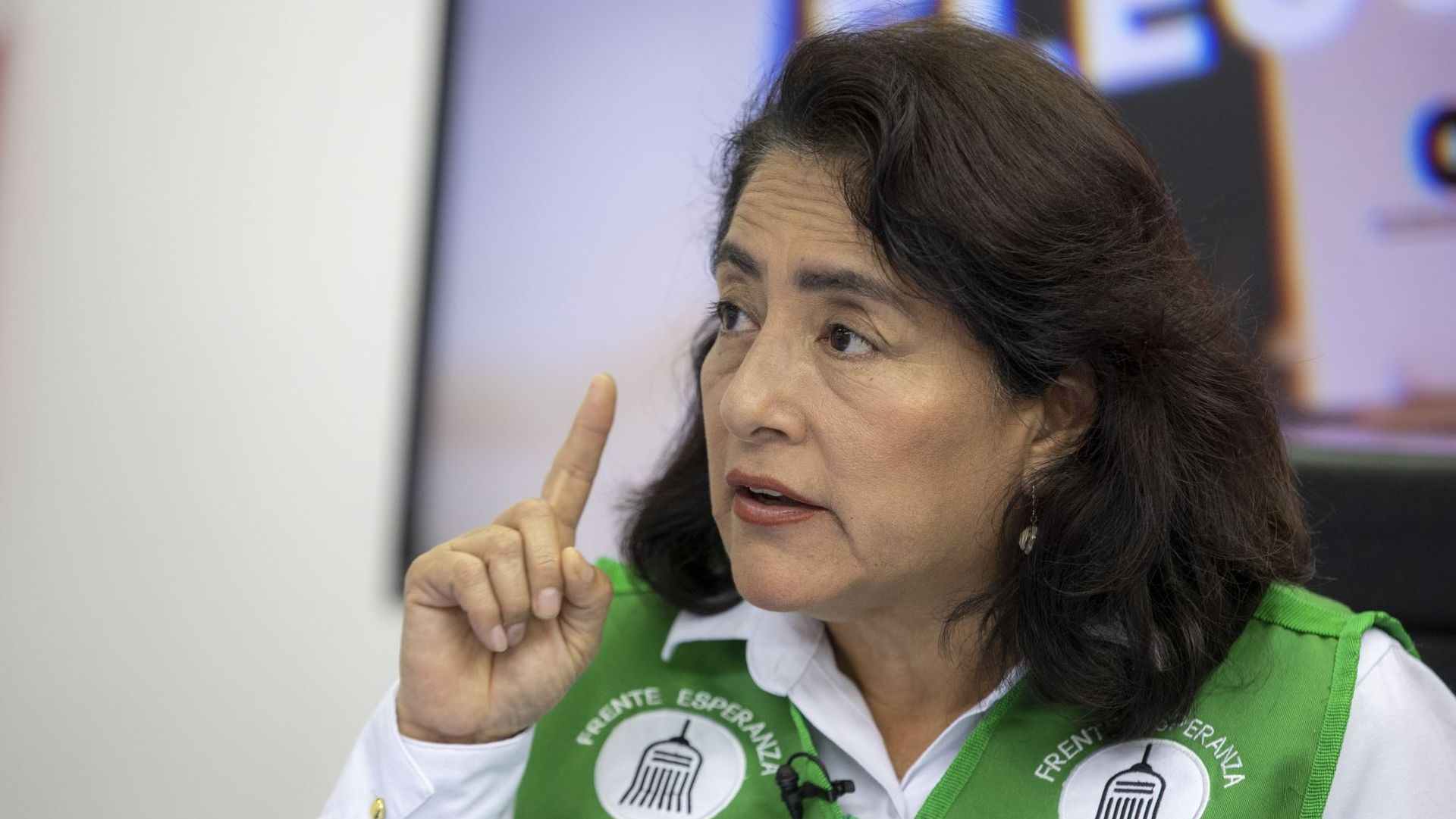 Elizabeth León, candidata del Frente Esperanza: “La población vota analizando el final del periodo electoral” | ENTREVISTA