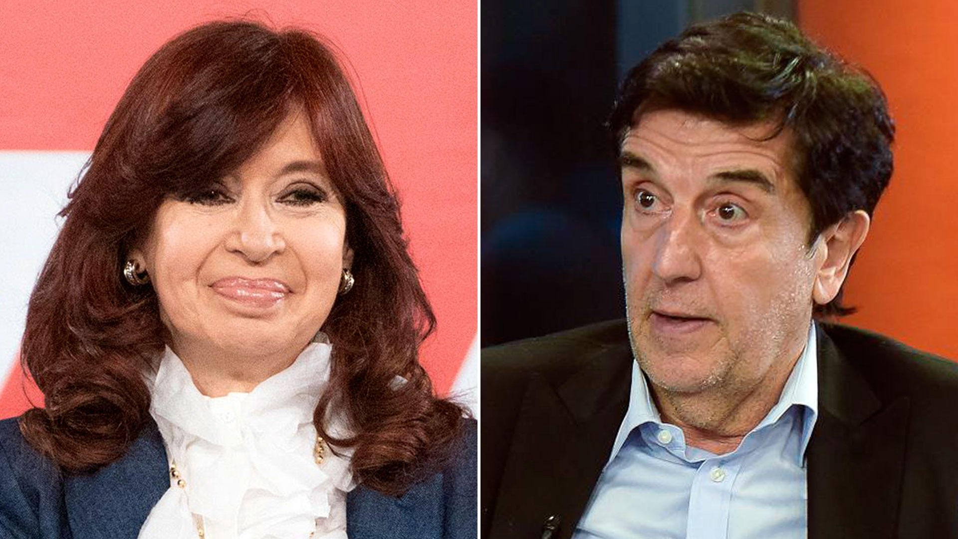 La vicepresidenta Cristina Kirchner y el economista Carlos Melconian