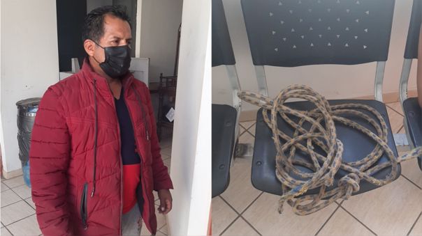 El hombre no tuvo mejor idea que castigar a su hijo atándolo con una soga a su auto para arrastrarlo por la calles de Vista Alegre. Foto: Serenazgo Vista Alegre