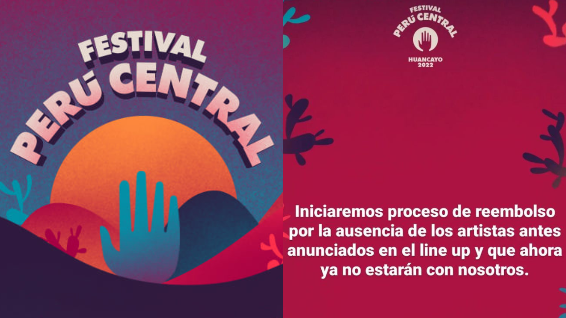 More than 15 bands denounce poor organization and withdraw from the Peru Central Festival in Huancayo