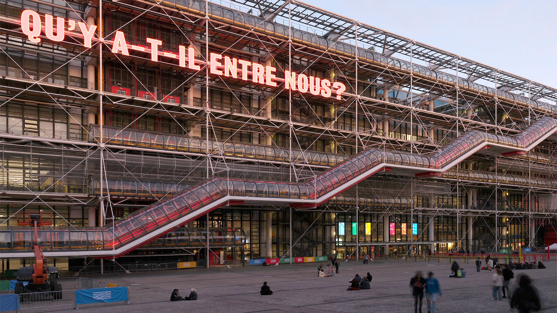 Vista exterior del Centro Pompidou en París (@Centre Pompidou)