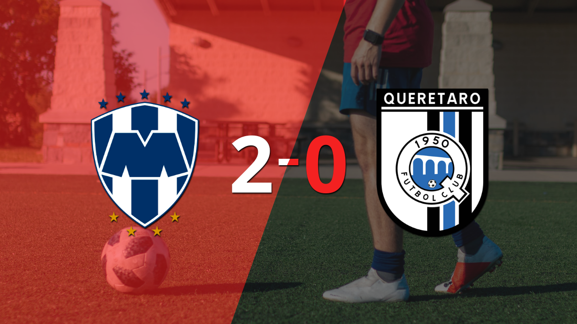 Derrota de Querétaro por 2-0 en su visita a CF Monterrey