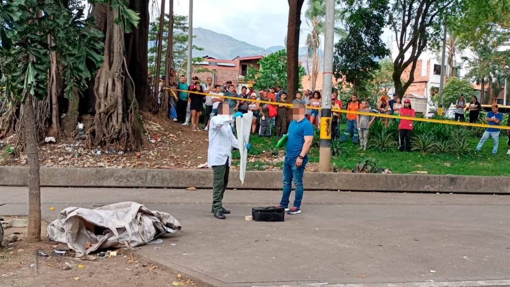 Witness versions suggest that it would have been a street dweller who would have abandoned the victim's body in the middle of a public thoroughfare in the center of Medellín. Photo: private file