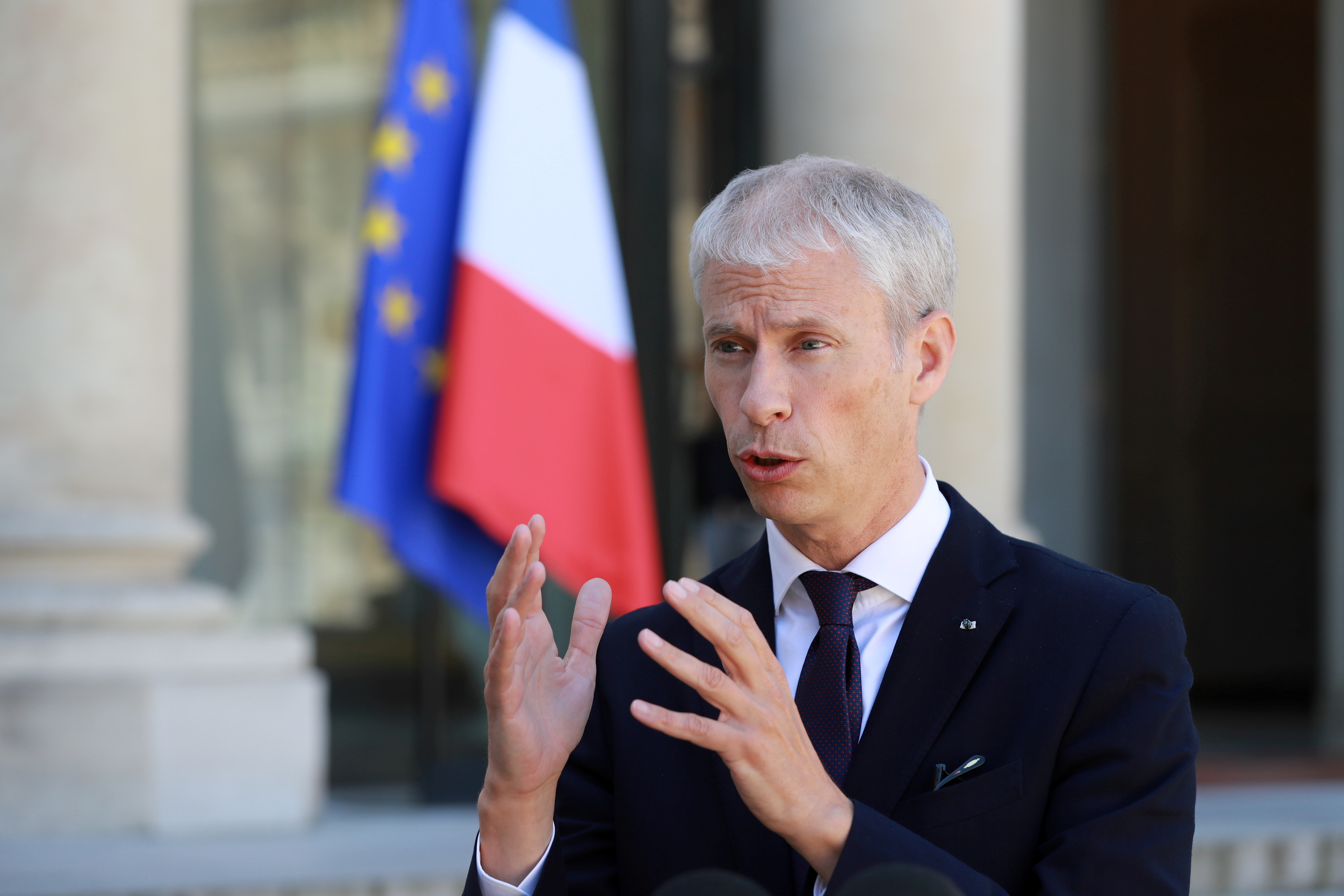 Franck Riester, ministro de Comercio Exterior de Francia (Ludovic Marin/Pool via REUTERS)