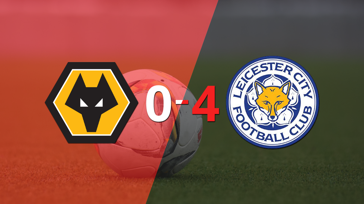 Sin apuros, Leicester City venció a domicilio a Wolverhampton