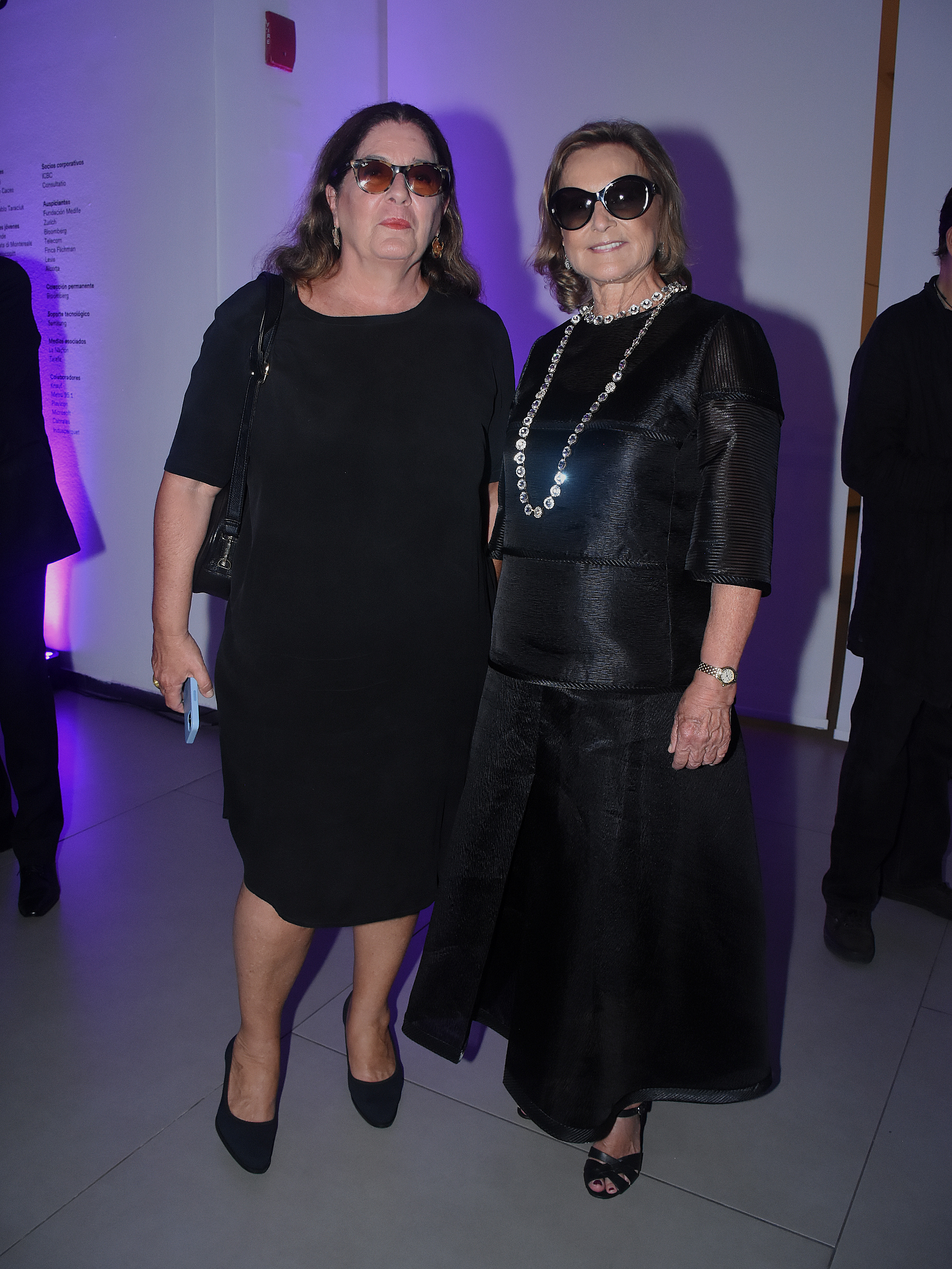 Adriana Rosenberg, presidente de Fundación PROA, y Teresa Bulgheroni, presidente de Fundación Malba 