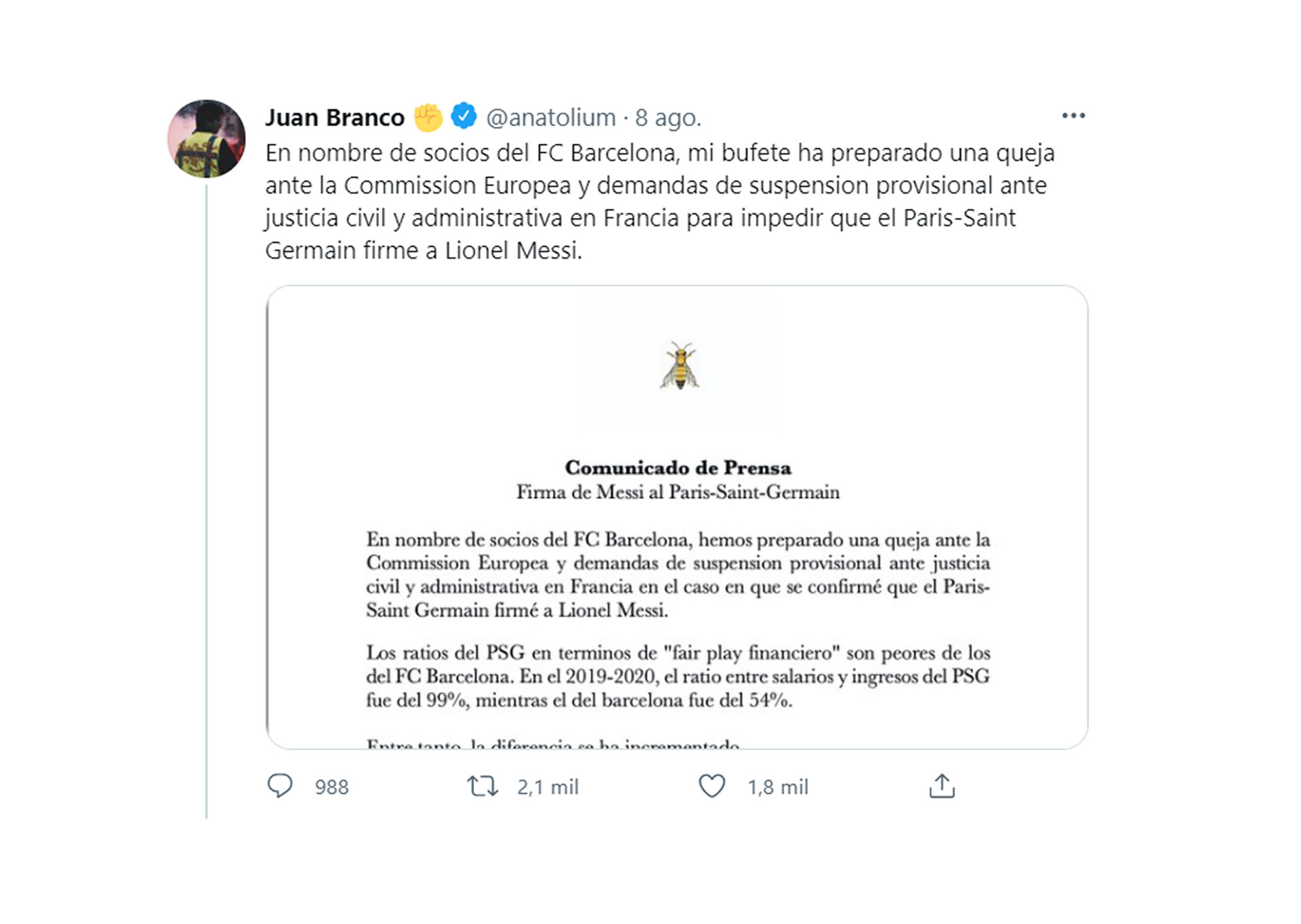 Cuantos Socios Tiene El Fc Barcelona Un grupo de socios del Barcelona presentó una demanda para evitar que  Lionel Messi firme con el PSG - Infobae