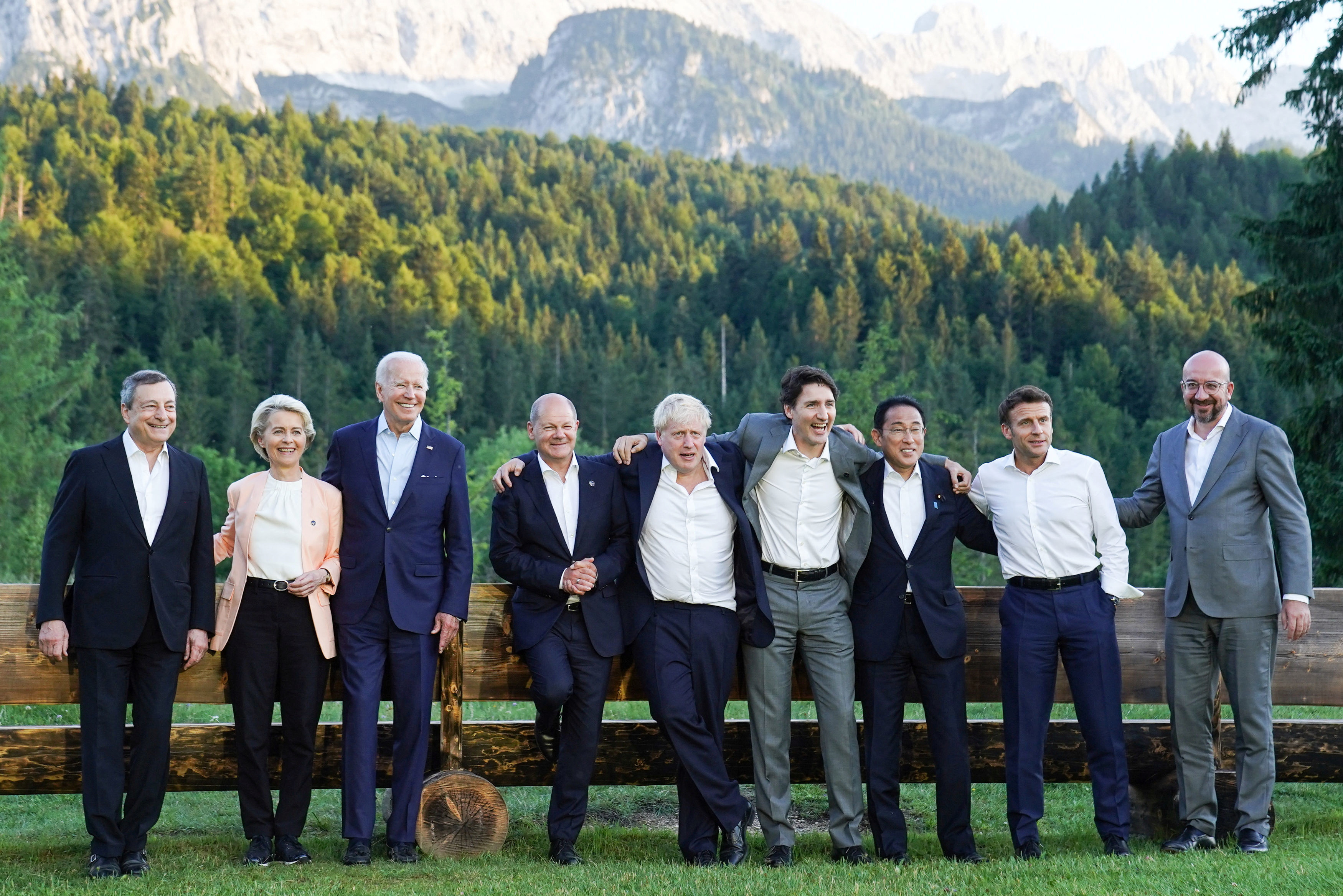 Los líderes del G7 se reunieron en Elmau, Alemania (Stefan Rousseau/Pool via REUTERS)