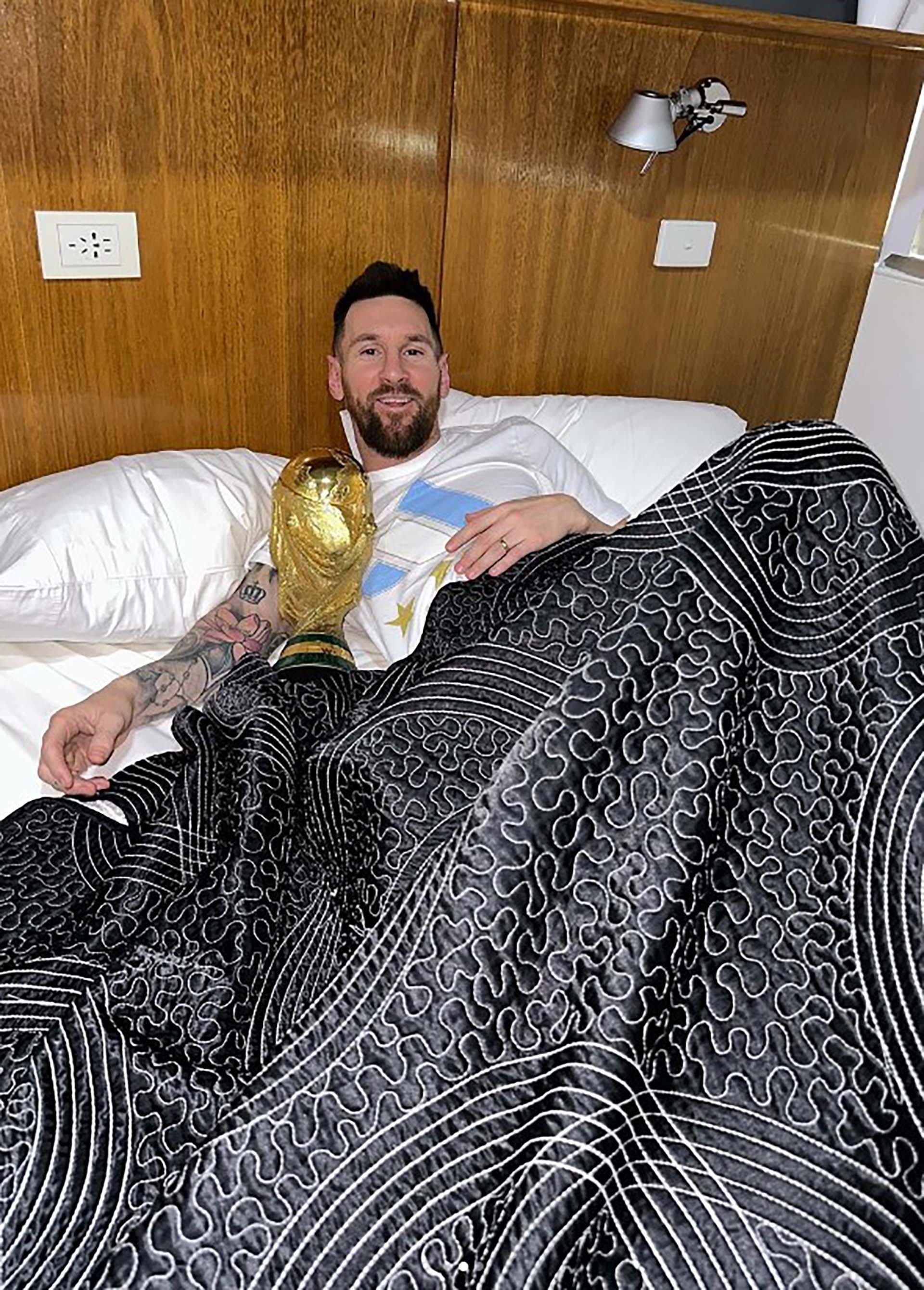 Lionel Messi ya está en Argentina 