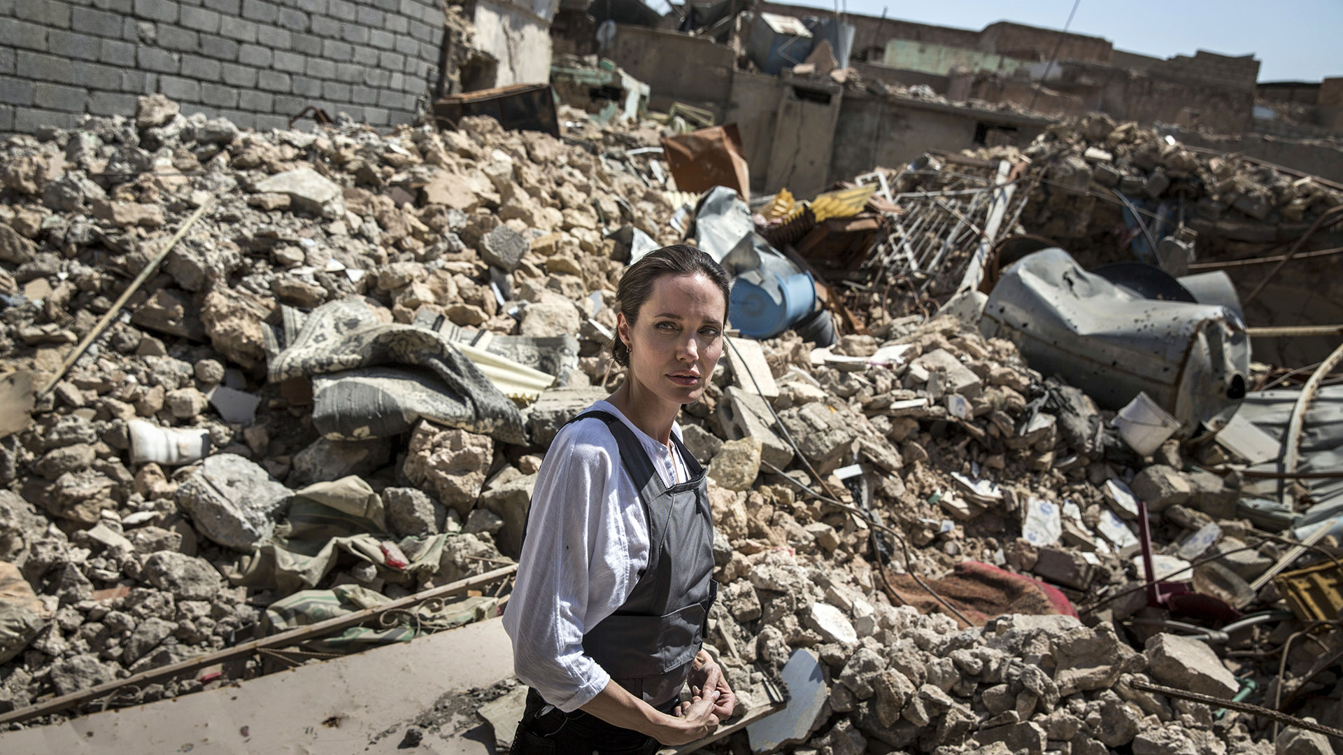 Jolie en Irak (AFP)