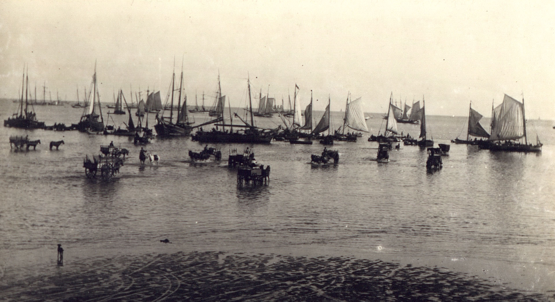 Puerto de Buenos Aires en el Río de la Plata (Archivo general de la Nación)