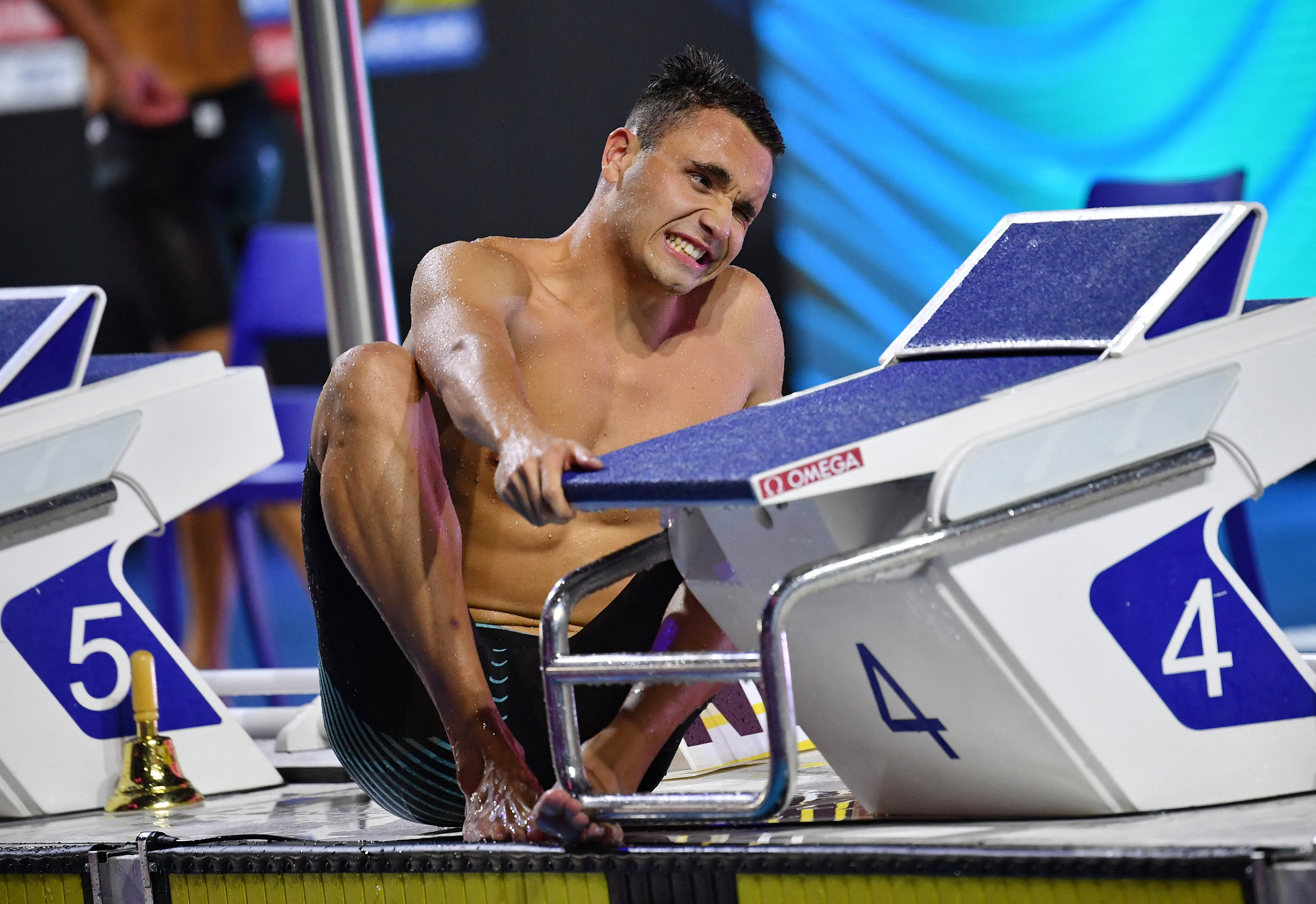Swimming - FINA World Championships - Budapest, Hungary  - June 21, 2022 Hungary's Kristof Milak after winning the men's 200m butterfly final REUTERS/Marton Monus