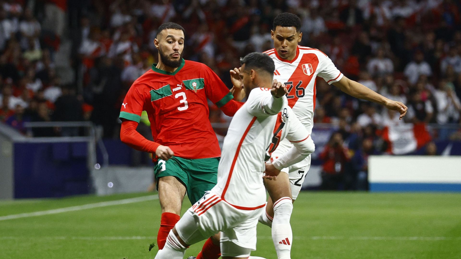 Ver EN VIVO Perú vs Marruecos HOY: empatan 0-0 en amistoso