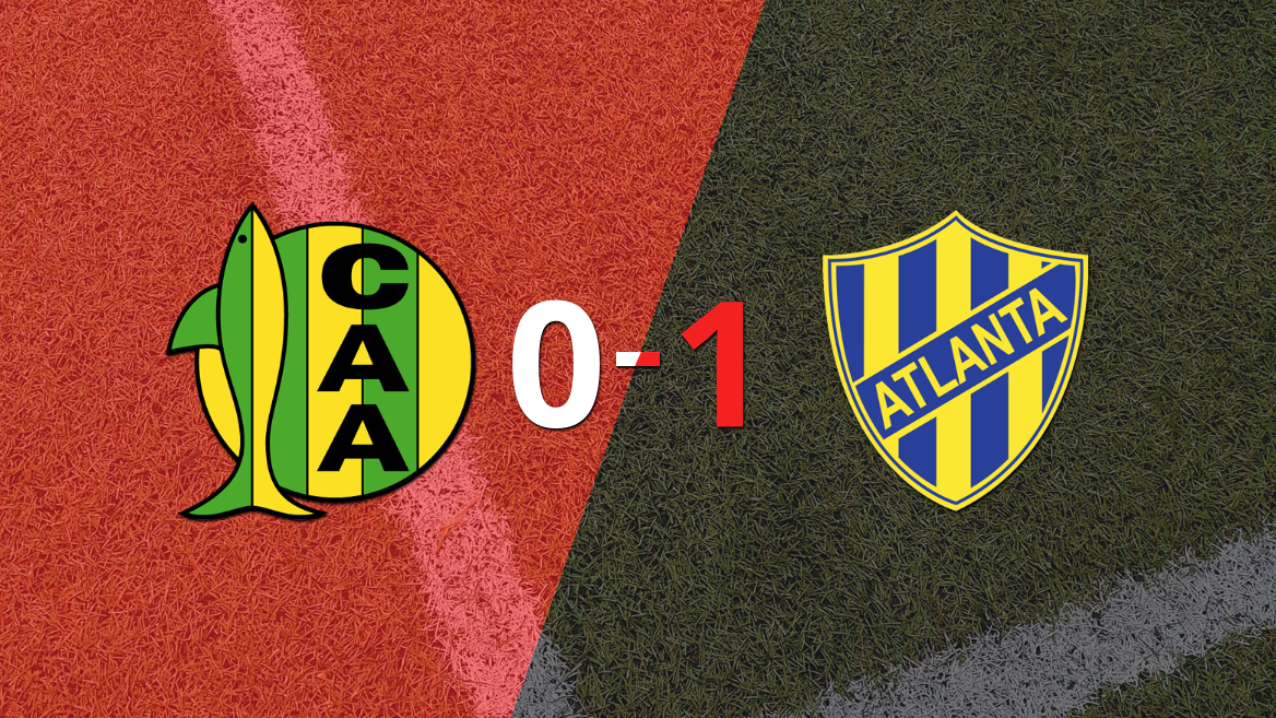 Aldosivi cayó en casa frente a Atlanta 1-0