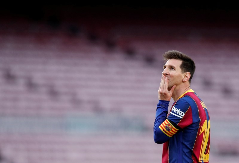 Messi en el Camp Nou. ¿Volveremos a verlo con la camiseta blaugrana? (REUTERS/Albert Gea/File Photo)