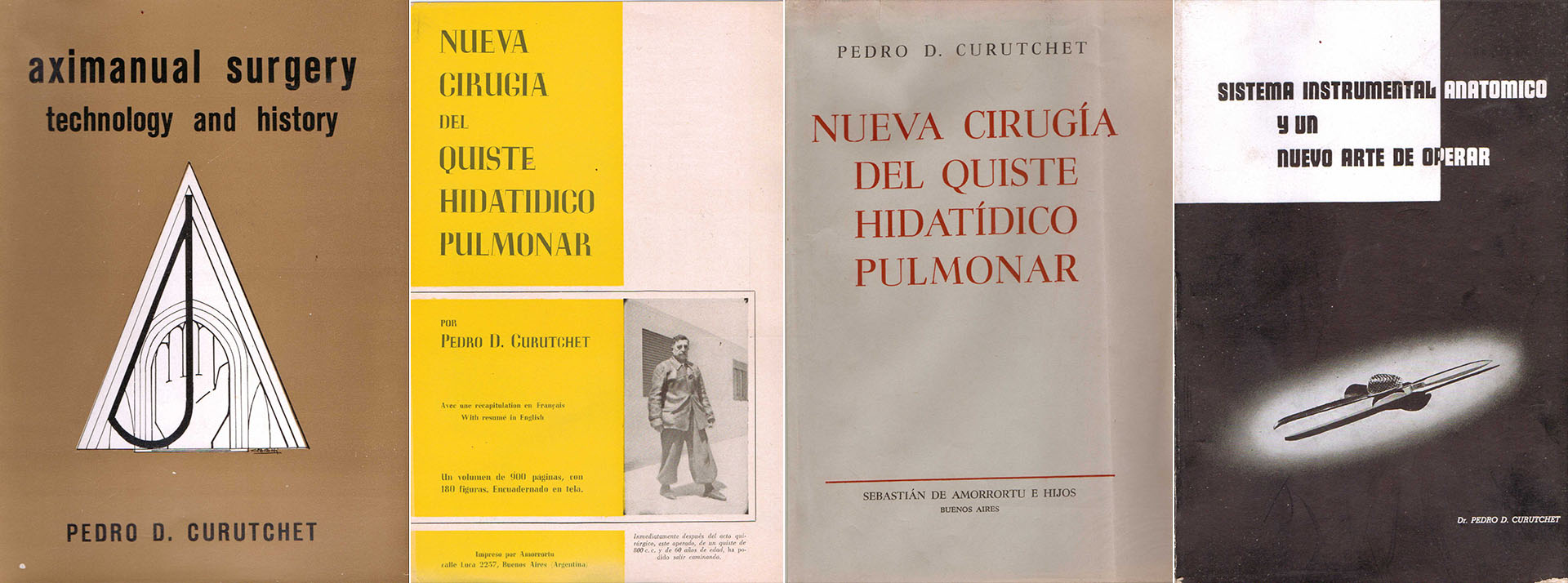 Diferentes libros publicados por Curutchet