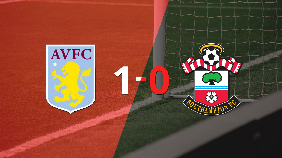 Aston Villa derrotó en casa 1-0 a Southampton