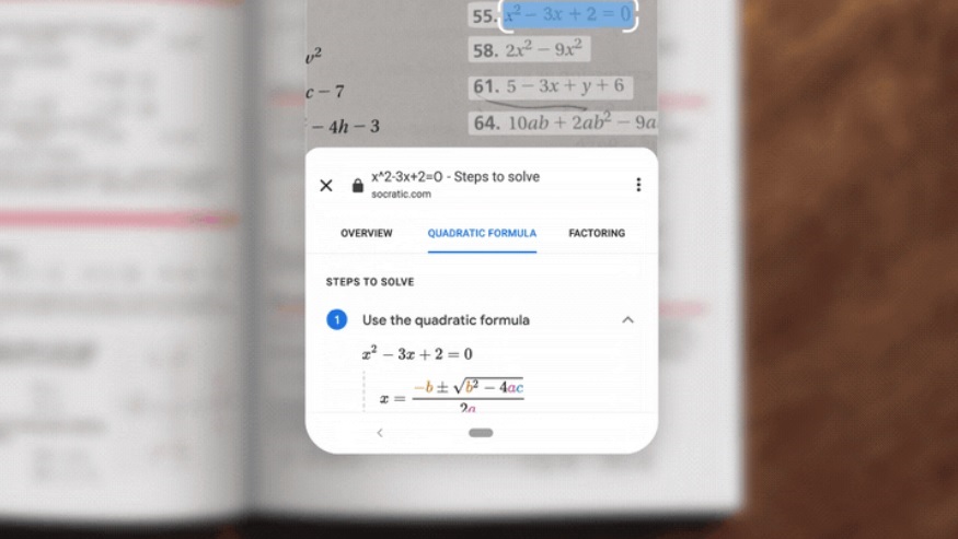 12/08/2020 Google Lens para resolver ecuaciones.
POLITICA INVESTIGACIÓN Y TECNOLOGÍA
GOOGLE LENS
