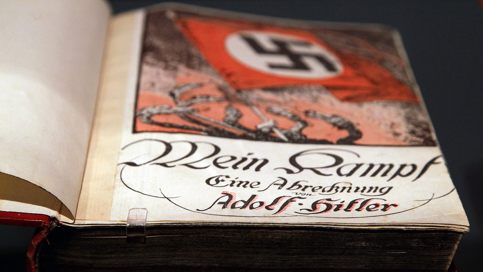 "Mi lucha". El libro del líder nazi.  (Andreas Rentz/Getty Images)