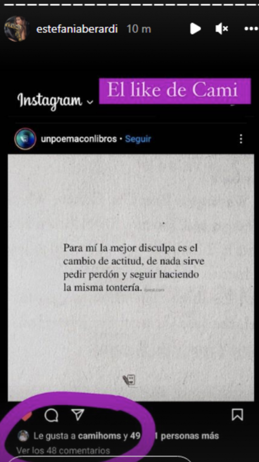 La filosa frase que fue interpretada como una indirecta de Camila Homs para  Rodrigo De Paul: “No sirve pedir perdón” - Infobae