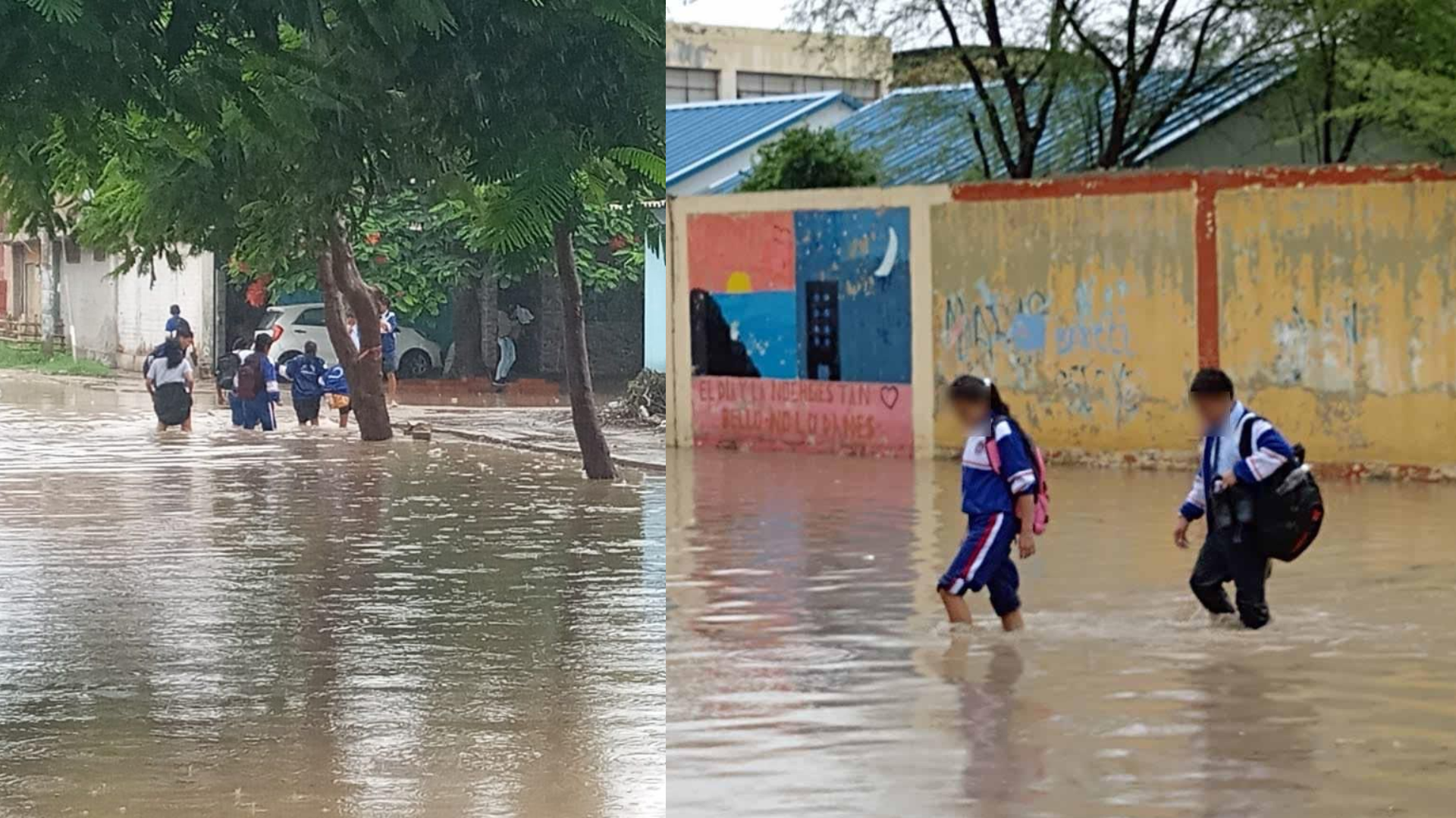 Tumbes, Piura y Lambayeque son declaradas en emergencia de nivel 5 por intensas lluvias