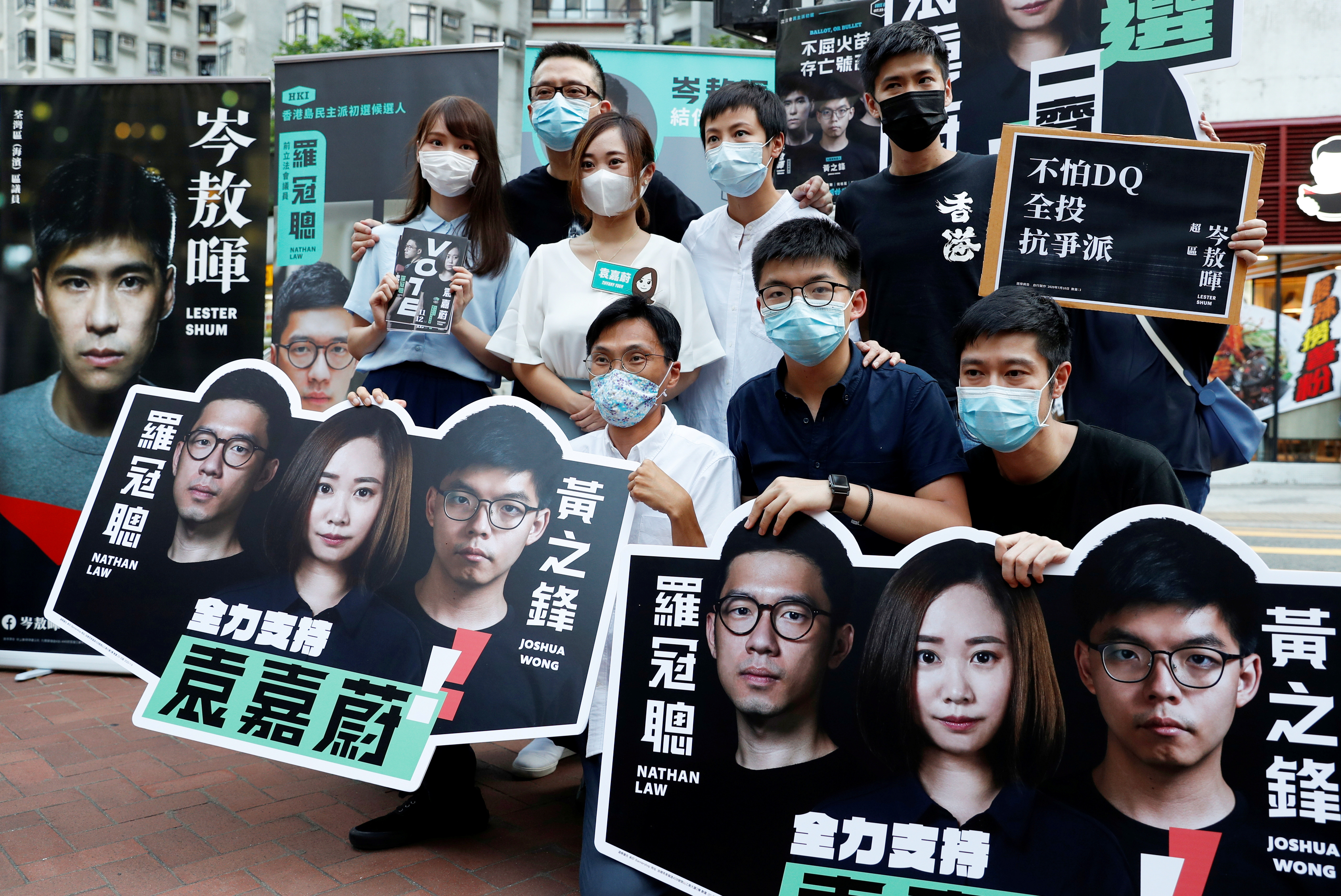 Campaña de las elecciones primarias para elegir los candidatos democráticos en Hong Kong