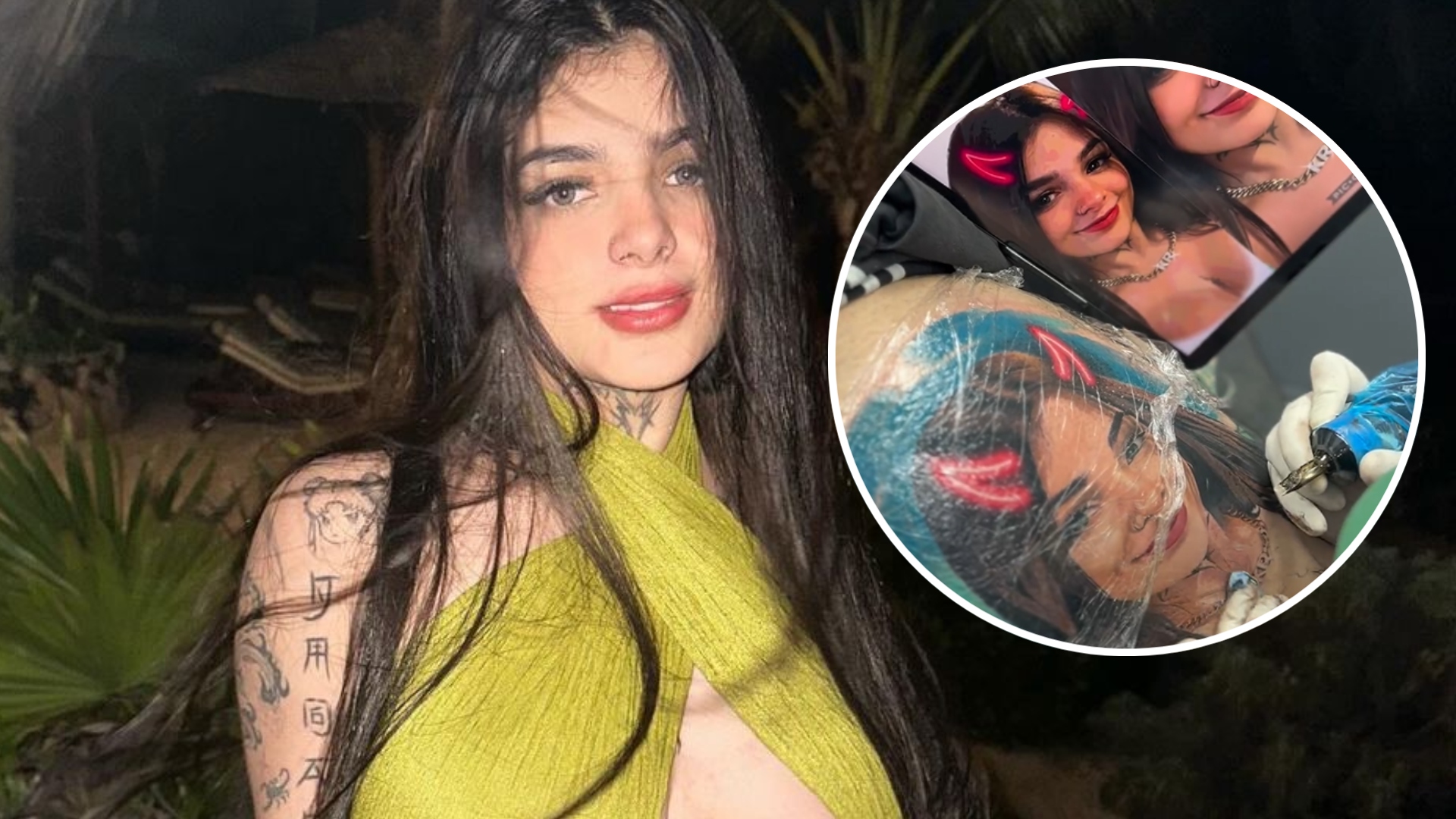 Karely Ruiz entrega 200 mil pesos a fan que se tatuó su rostro - Infobae