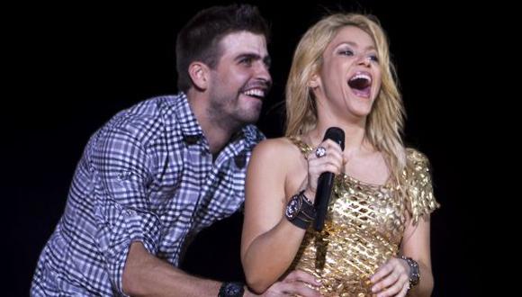 Piqué and Shakira, in happy times: they have two children, Milan and Sasha