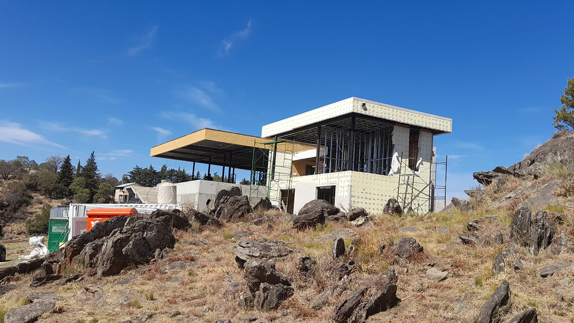 Una casa en steel frame de 150 m2 se puede construir en un plazo que demande entre 6 y 9 meses 