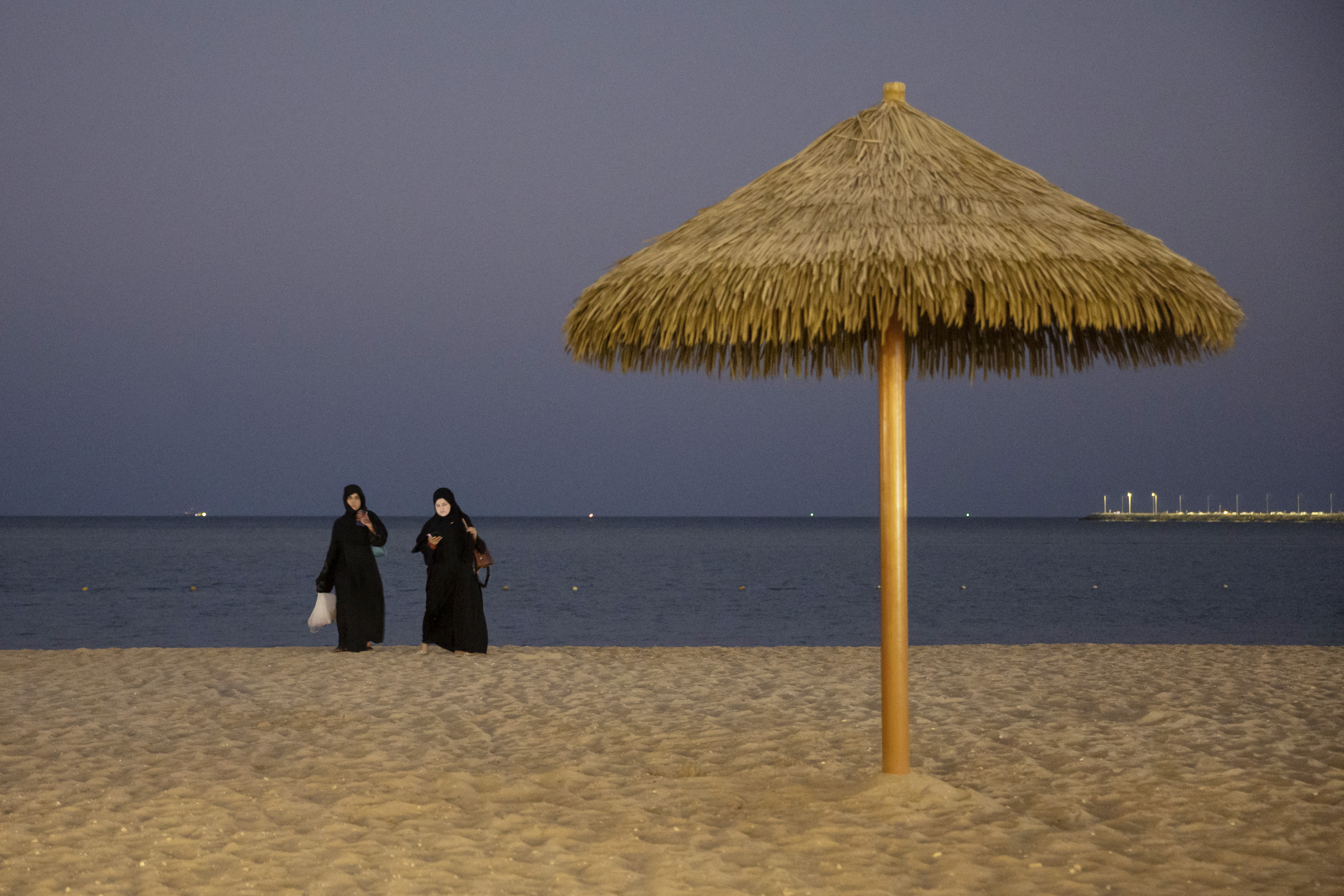 Cómo son las playas qataríes (REUTERS/Marko Djurica)