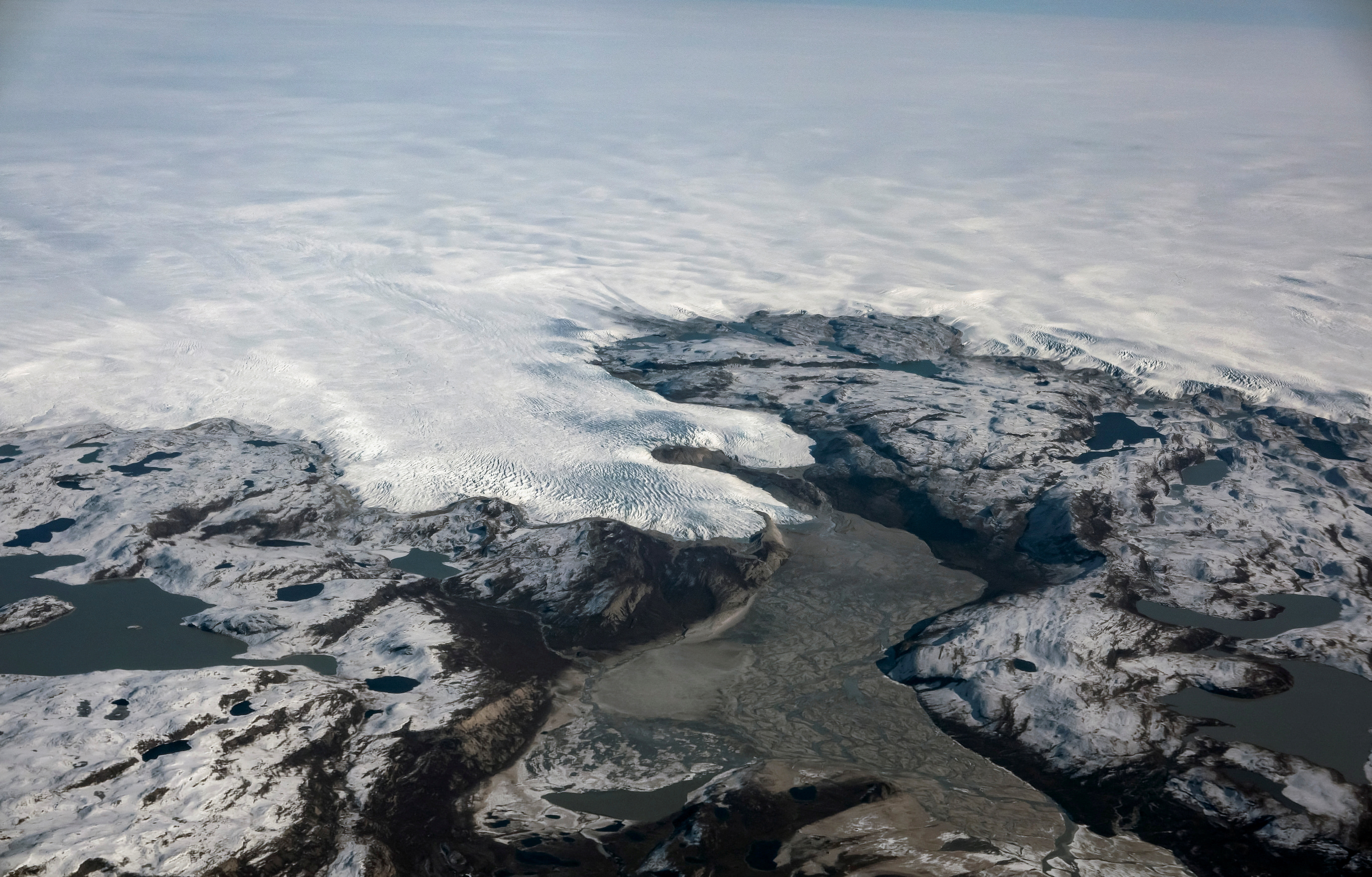 FOTO DE ARCHIVO: El borde de la capa de hielo se muestra al sur de Ilulissat, Groenlandia, el 17 de septiembre de 2021. REUTERS/Hannibal Hanschke/File Photo