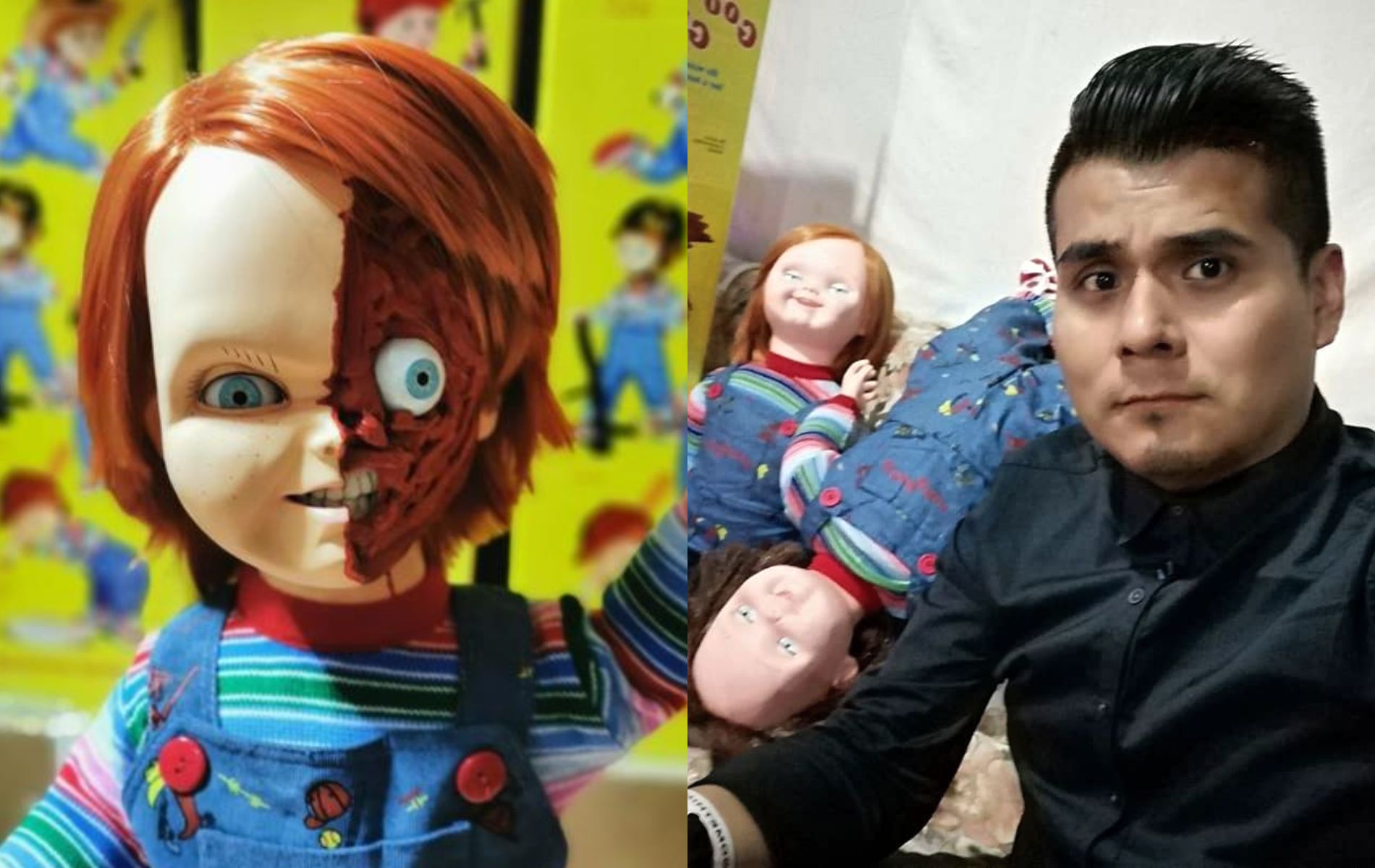 Christian de la Cruz, el peruano que confecciona muñecos 'Chucky' en tamaño real y cumple el sueño de varios fans del mundo - Infobae