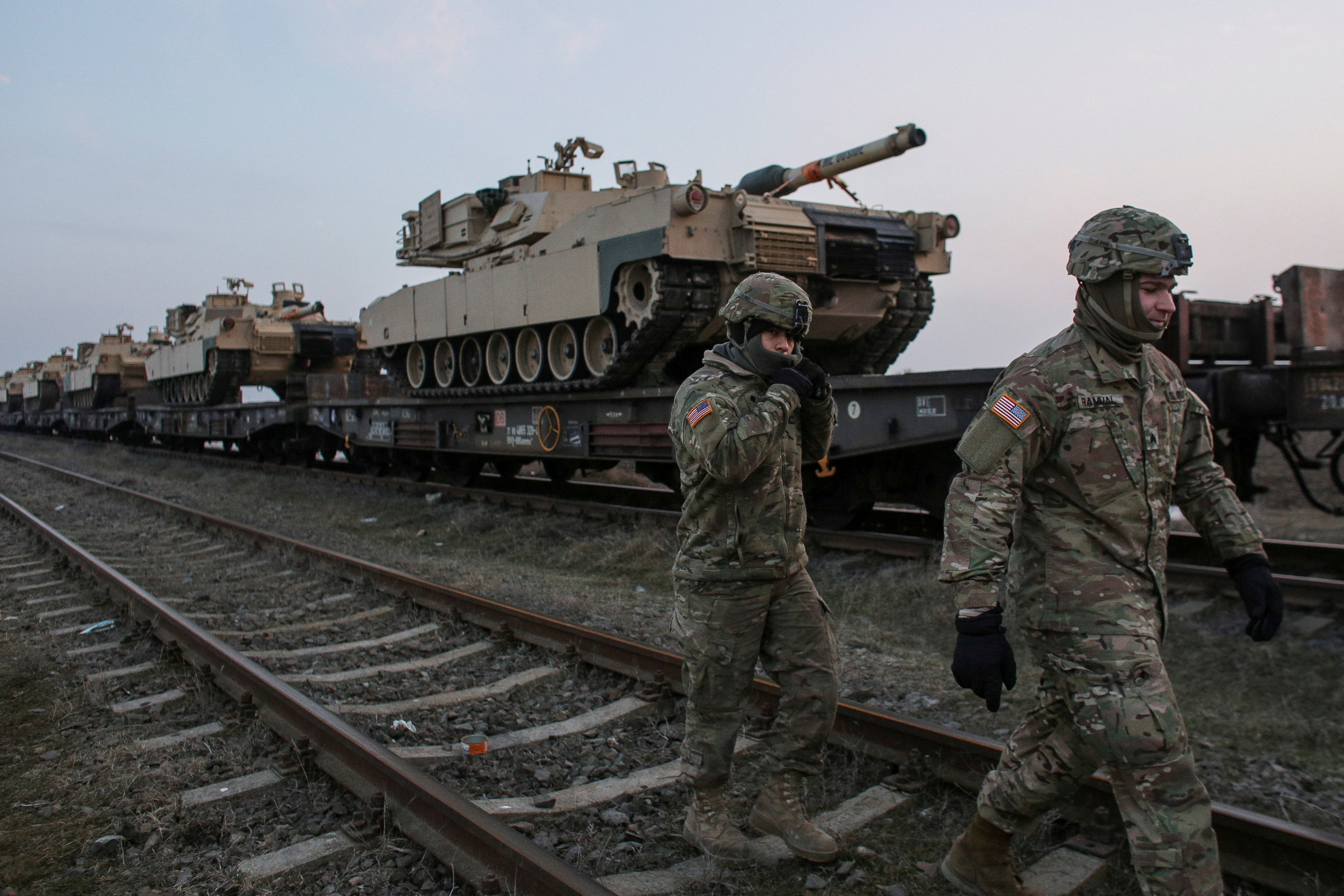 Rusia amenazó con destruir los tanques M1 Abrams si EEUU decide enviarlos a Ucrania. (REUTERS)
