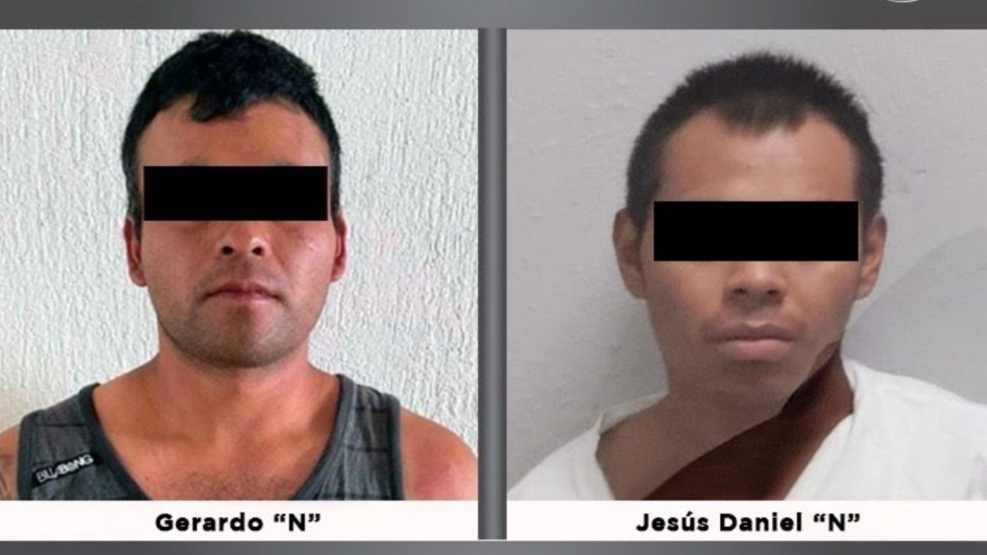Los dos detenidos forman parte, presuntamentem, de una banda dedicada al robo y el secuestro expres (foto: FGJEM)