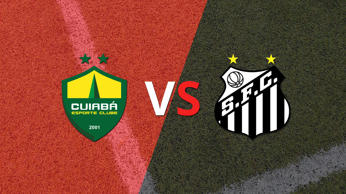Con la mínima diferencia, Cuiabá venció a Santos por 2 a 1