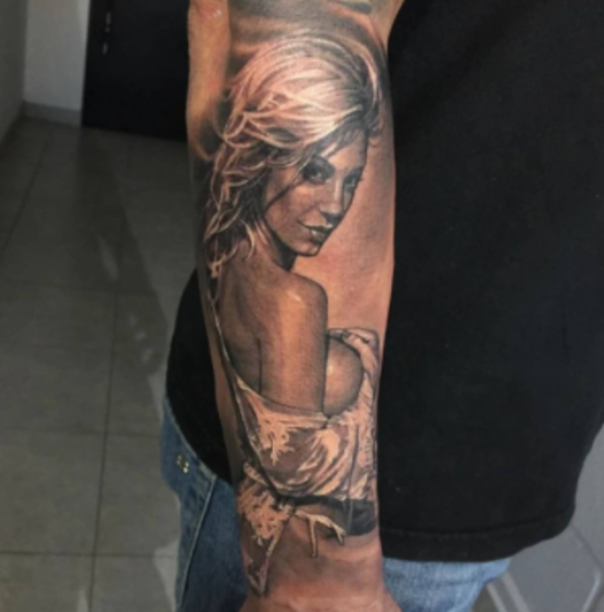 Alejandro Pucheta se tatuó a Noelia Marzol