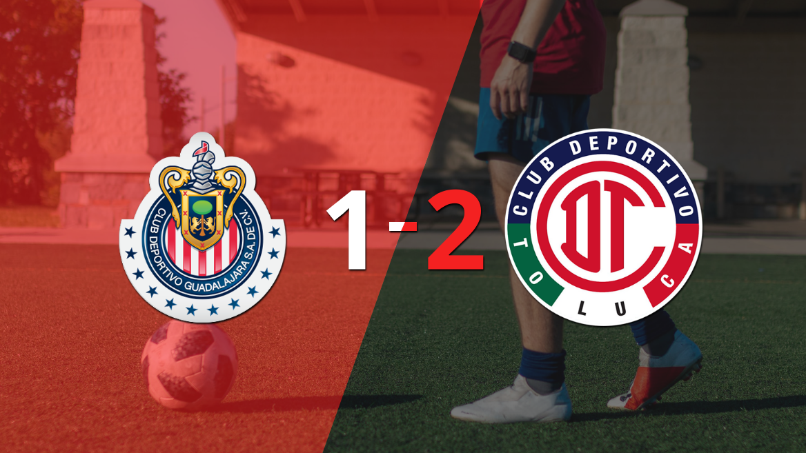 Toluca FC gana de visitante 2-1 a Chivas