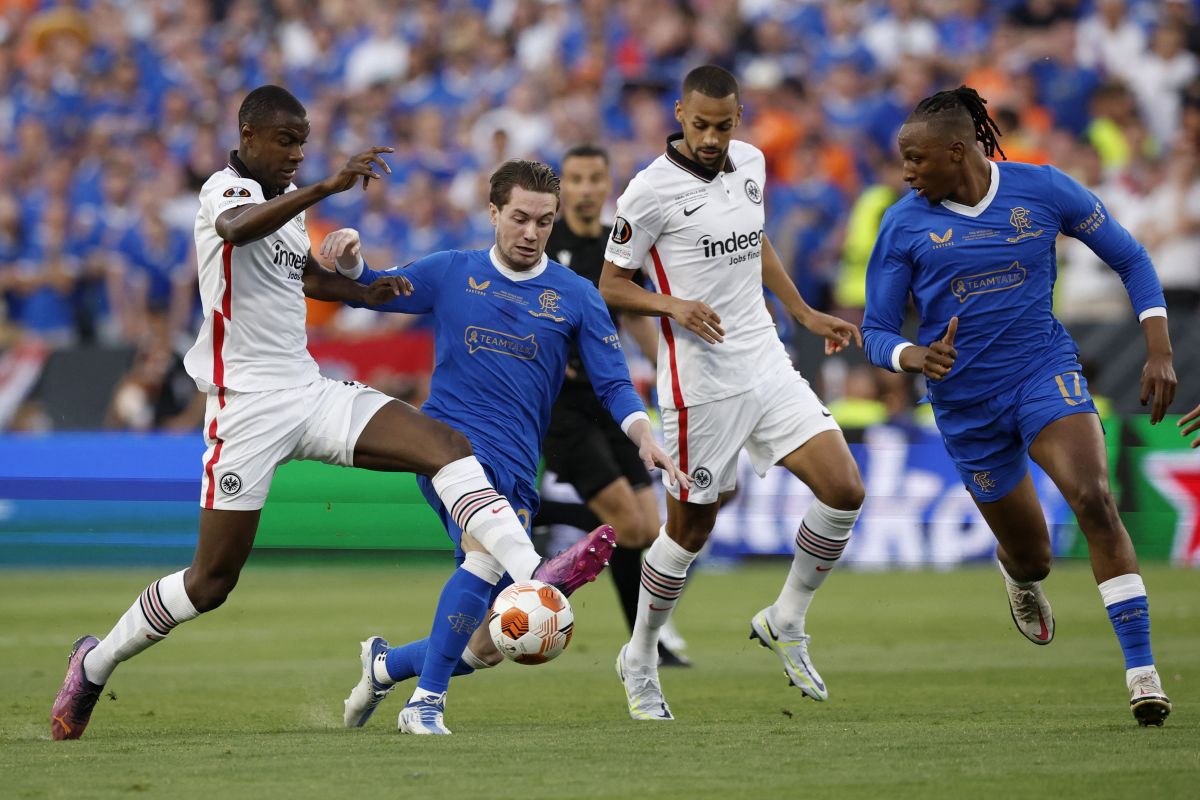 Final de Europa League Frankfurt vs Rangers HOY VER ESPN EN VIVO:  1-1 con gol de Borré en Sevilla