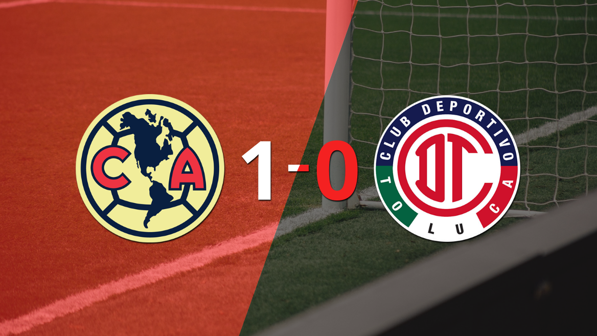 Club América derrotó en casa 1-0 a Toluca FC
