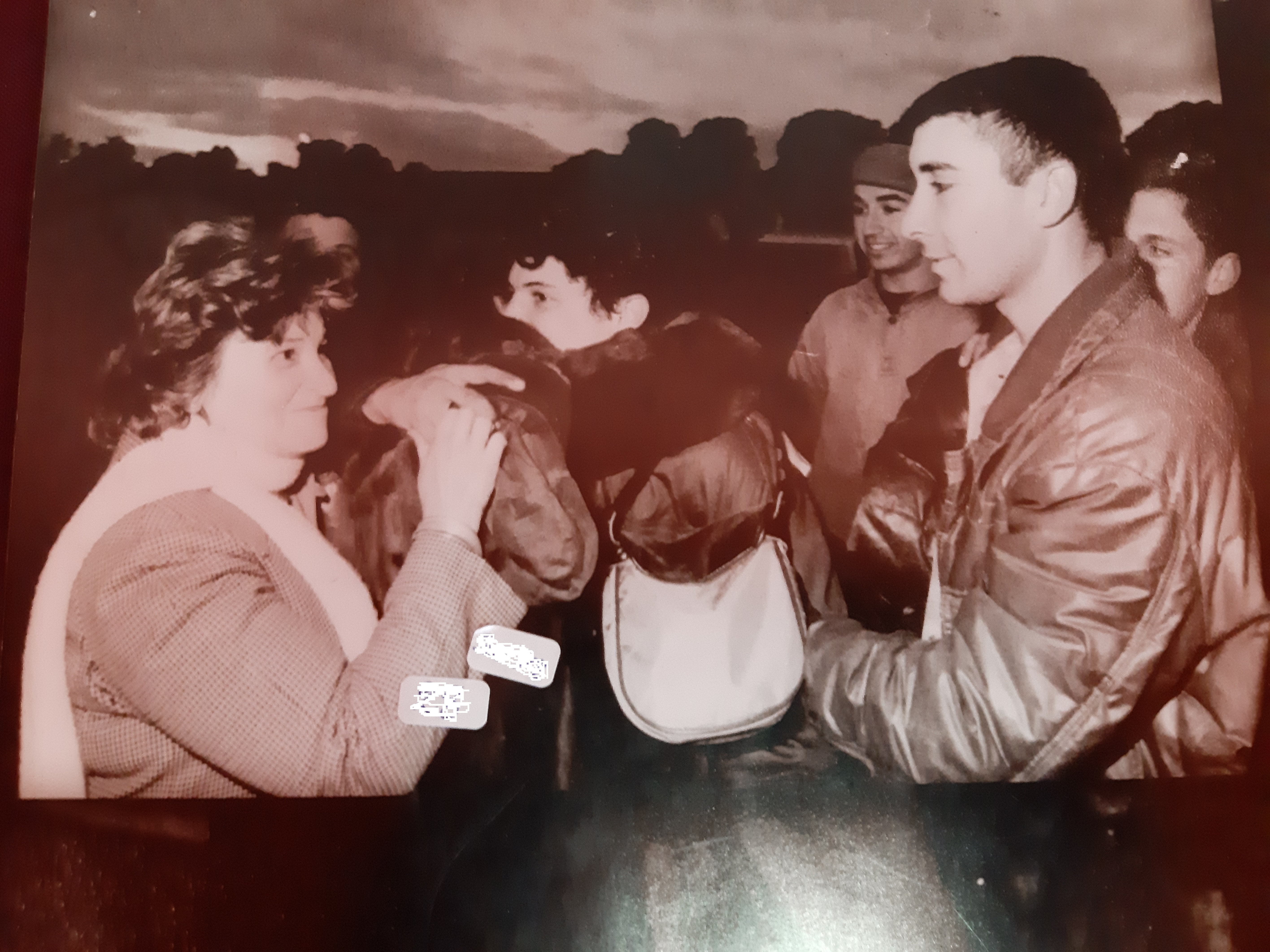 El 22 de junio de 1982 los soldados regresaron al regimiento. Fueron retratados por el fotógrafo Rubén F. Varela. Gentileza Rubén F. Varela.