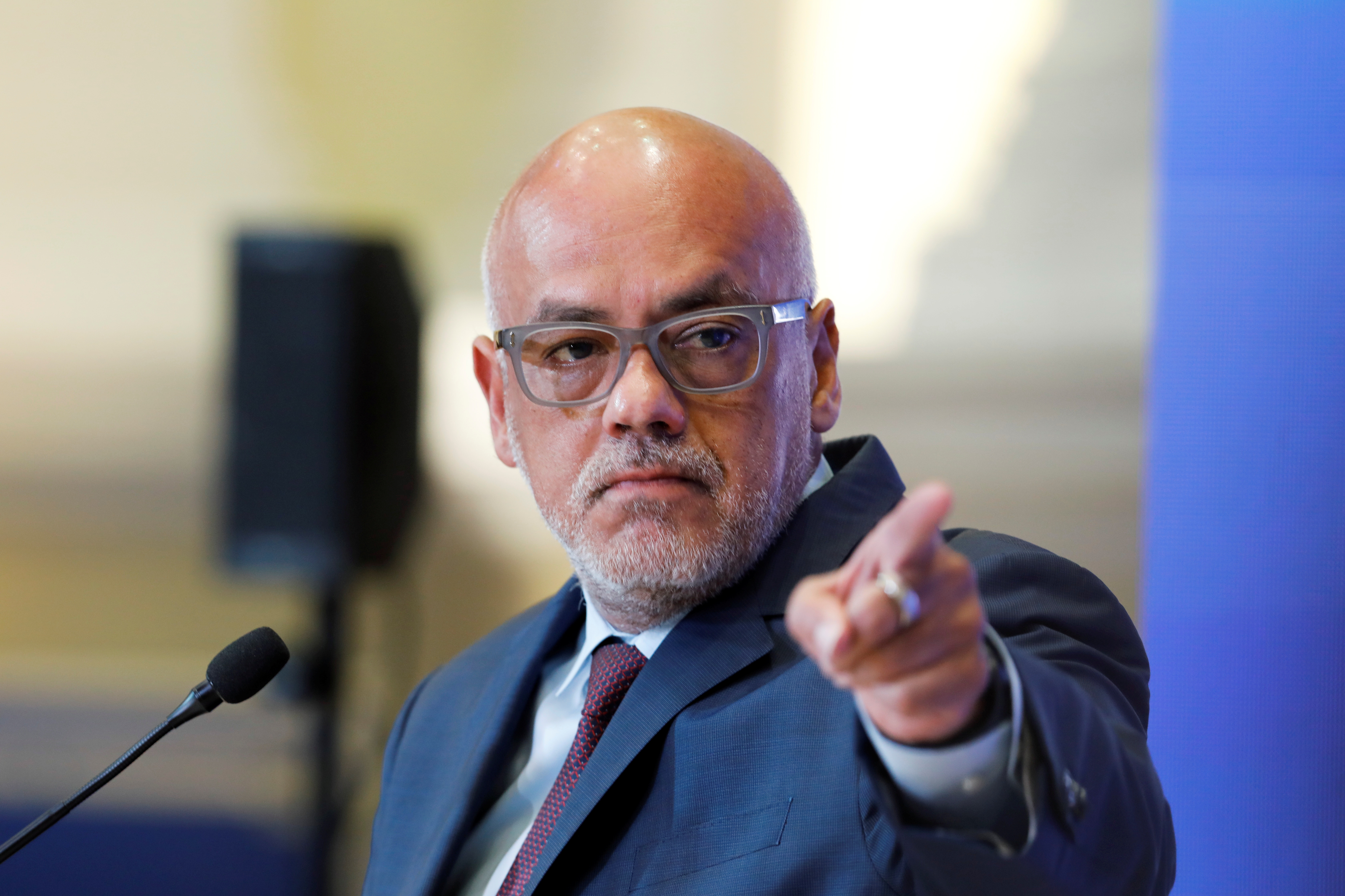 Jorge Rodríguez, actual presidente de la Asamblea Nacional chavista (REUTERS/Leonardo Fernández Viloria)