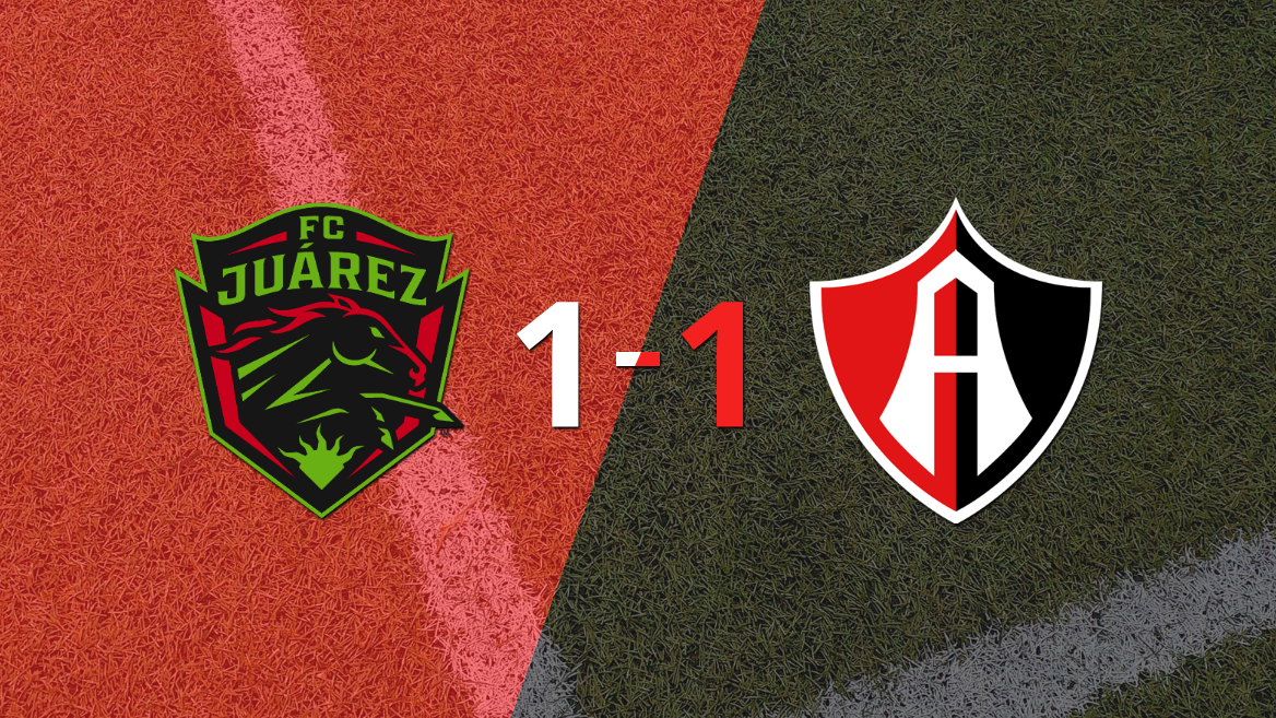 Atlas logró sacar el empate a 1 gol en casa de FC Juárez