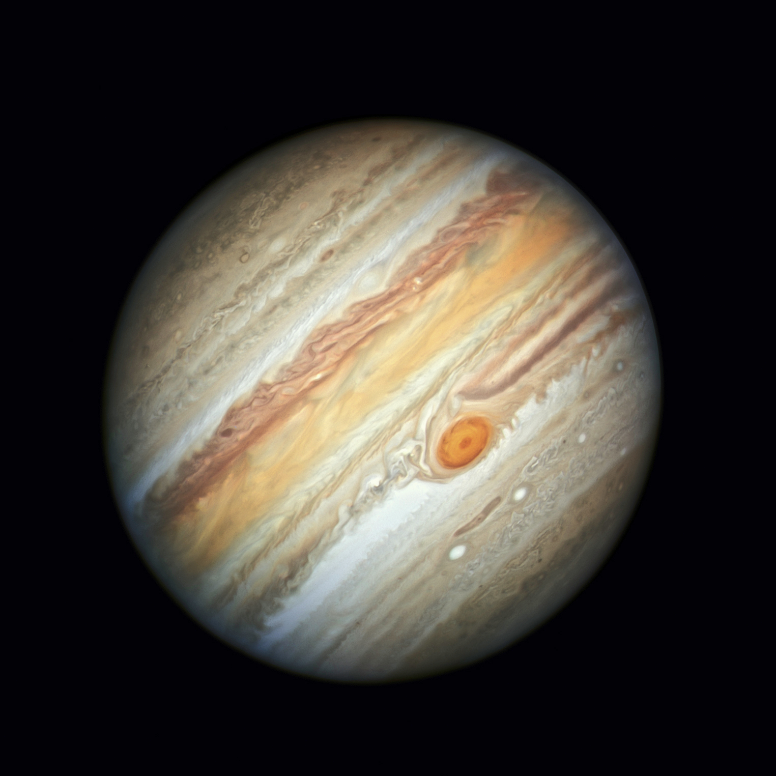 El planeta Júpiter será una de las estrellas en la alineación planetaria de este mes. (NASA)
