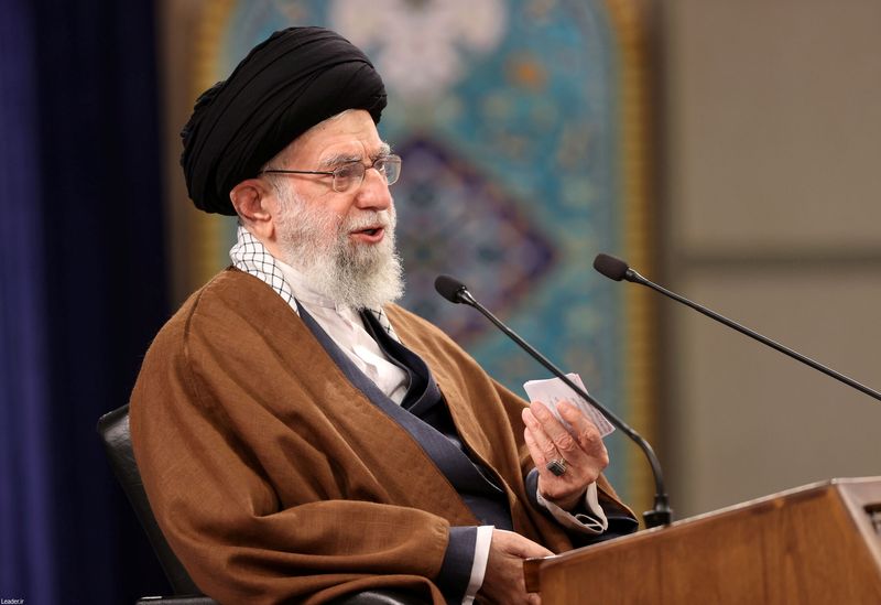 El líder supremo de Irán, el ayatollah Ali Khamenei (WANA (West Asia News Agency)/Handout via REUTERS)