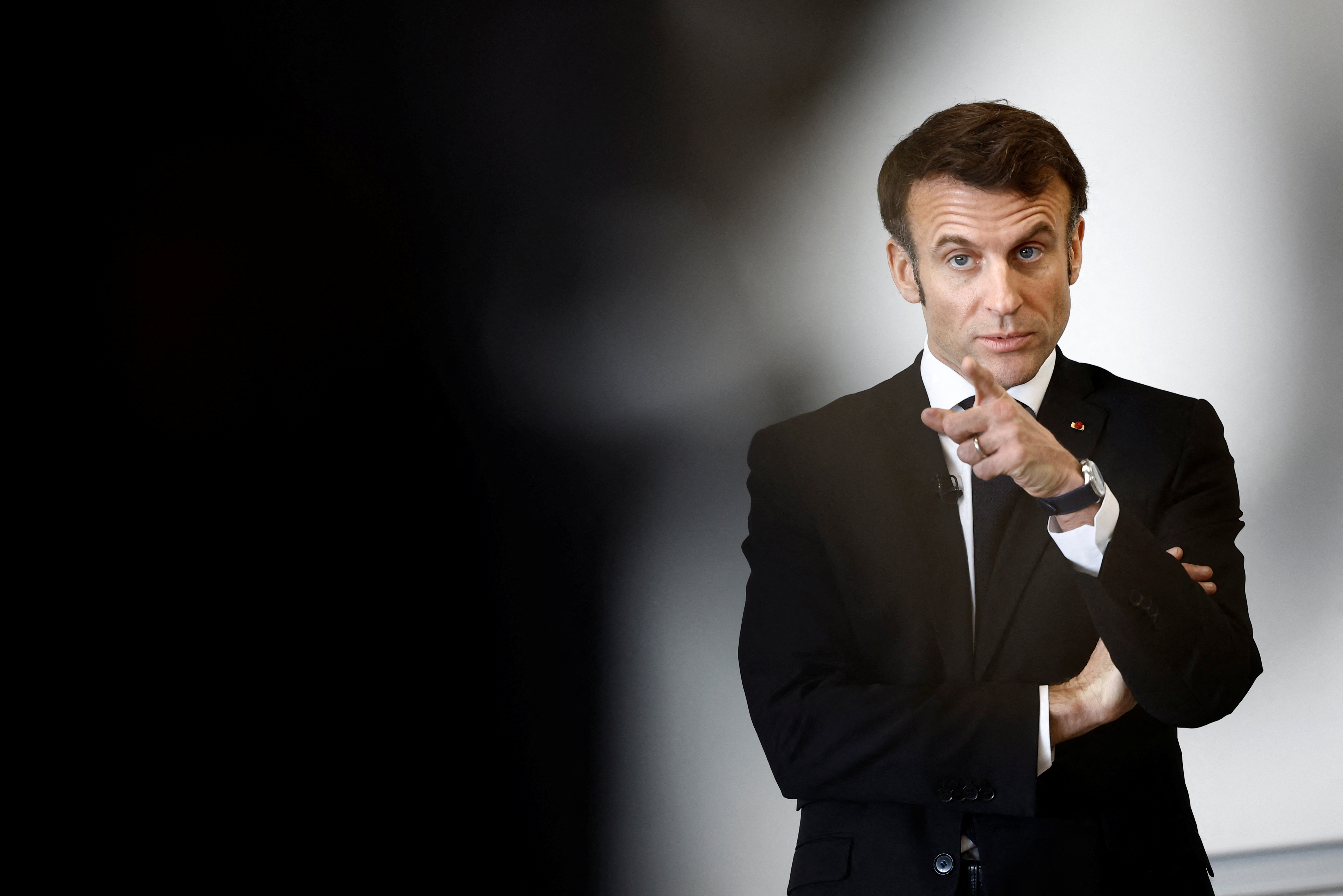 Macron está ante uno de los desafíos más grandes de su mandato (REUTERS/Stephane Mahe/Pool)