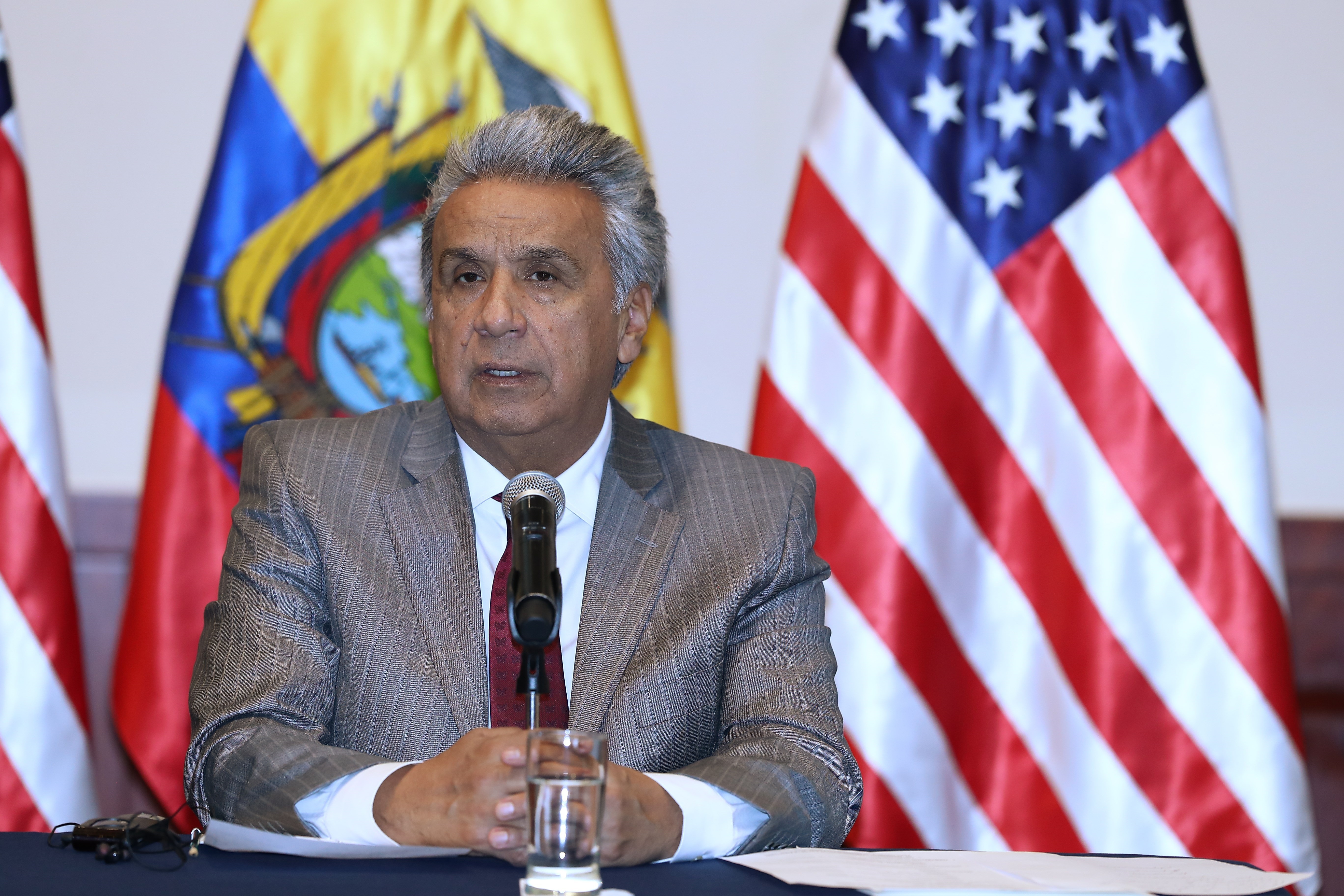 El presidente de Ecuador Lenín Moreno. EFE/José Jácome/Archivo
